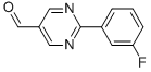 2-(3-Fluorophenyl)pyrimidine-5-carbaldehyde CAS#: 944904-96-5