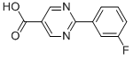 2-(3-Fluorophenyl)pyrimidine-5-carboxylic acid CAS#: 933988-24-0
