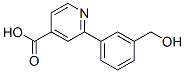 2-(3-Hydroxymethylphenyl)isonicotinic acid CAS#: 928166-90-9