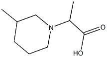2-(3-METHYLPIPERIDIN-1-YL)PROPANOIC ACID CAS#: 915920-25-1
