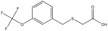 2-((3-(trifluoromethoxy)benzyl)thio)acetic acid CAS#: 901418-29-9