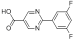 2-(3,5-Difluorophenyl)pyrimidine-5-carboxylic acid CAS#: 933988-73-9