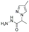 2-(4-METHYL-PYRAZOL-1-YL)-PROPIONIC ACID HYDRAZIDE CAS#: 934175-44-7