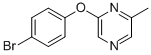 2-(4-bromophenoxy)-6-methylpyrazine CAS#: 915707-62-9