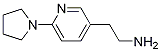 2-(6-(pyrrolidin-1-yl)pyridin-3-yl)ethanaMine CAS#: 910411-78-8