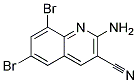 2-AMINO-6,8-DIBROMO-3-QUINOLINECARBONITRILE CAS#: 937601-73-5