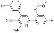 2-AMino-4-(3-broMo-phenyl)-6-(4-fluoro-2-MethoxyMethoxy-phenyl)-nicotinonitrile CAS#: 925923-84-8