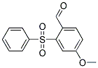2-BENZENESULFONYL-4-METHOXYBENZALDEHYDE CAS#: 942474-72-8