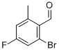 2-BROMO-4-FLUORO-6-METHYLBENZALDEHYDE CAS#: 916792-19-3