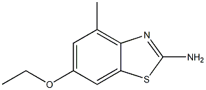 2-Benzothiazolamine,6-ethoxy-4-methyl-(9CI) CAS#: 99161-66-7