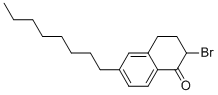 2-Bromo-3,4-dihydro-6-octyl-1(2H)-naphthalenone CAS#: 945632-77-9