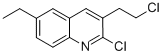 2-CHLORO-3-(2-CHLOROETHYL)-6-ETHYLQUINOLINE CAS#: 948294-51-7