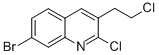 2-CHLORO-3-(2-CHLOROETHYL)-7-BROMOQUINOLINE CAS#: 948294-53-9