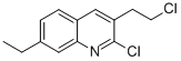 2-CHLORO-3-(2-CHLOROETHYL)-7-ETHYLQUINOLINE CAS#: 948294-55-1