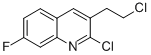 2-CHLORO-3-(2-CHLOROETHYL)-7-FLUOROQUINOLINE CAS#: 948294-56-2