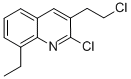 2-CHLORO-3-(2-CHLOROETHYL)-8-ETHYLQUINOLINE CAS#: 948294-57-3