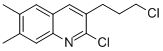 2-CHLORO-3-(3-CHLOROPROPYL)-6,7-DIMETHYLQUINOLINE CAS#: 948294-60-8
