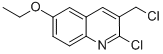 2-CHLORO-3-CHLOROMETHYL-6-ETHOXYQUINOLINE CAS#: 948290-90-2