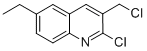 2-CHLORO-3-CHLOROMETHYL-6-ETHYLQUINOLINE CAS#: 948290-97-9