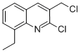 2-CHLORO-3-CHLOROMETHYL-8-ETHYLQUINOLINE CAS#: 948291-44-9