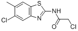 2-CHLORO-N-(5-CHLORO-6-METHYL-2-BENZOTHIAZOLYL)-ACETAMIDE CAS#: 928712-04-3