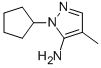 2-CYCLOPENTYL-4-METHYL-2H-PYRAZOL-3-YLAMINE CAS#: 936940-47-5