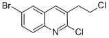 2-Chloro-3-(2-chloroethyl)-6-bromoquinoline CAS#: 948294-46-0