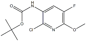(2-Chloro-5-fluoro-6-Methoxy-pyridin-3-yl)-carbaMic acid tert-butyl ester CAS#: 943025-87-4