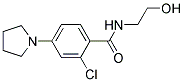 2-Chloro-N-(2-hydroxyethyl)-4-pyrrolidin-1-ylbenzamide CAS#: 952183-24-3