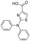 2-(DIPHENYLAMINO)-1,3-THIAZOLE-4-CARBOXYLIC ACID CAS#: 937601-81-5