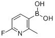2-FLUORO-6-PICOLINE-5-BORONIC ACID CAS#: 904326-91-6
