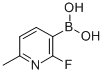 2-Fluoro-6-methylpyridine-3-boronic acid CAS#: 906744-85-2