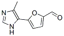 2-Furancarboxaldehyde, 5-(4-methyl-1H-imidazol-5-yl)- CAS#: 929003-85-0