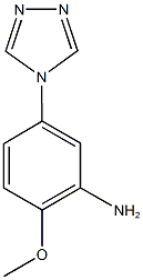 2-METHOXY-5-(4H-1,2,4-TRIAZOL-4-YL)ANILINE CAS#: 936074-56-5