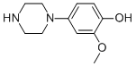 2-Methoxy-4-(piperazin-1-yl)phenol CAS#: 925889-93-6