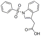 2-(N-phenylsulfonyl-1H-indol-3-yl)acetic acid CAS#: 945401-04-7