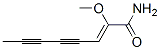 2-Octene-4,6-diynamide, 2-methoxy- CAS#: 97208-92-9