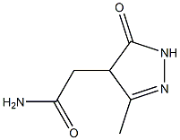 2-Pyrazoline-4-acetamide, 3-methyl-5-oxo- (6CI) CAS#: 99357-27-4
