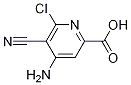 2-Pyridinecarboxylic acid, 4-aMino-6-chloro-5-cyano- CAS#: 904311-41-7