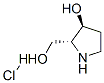 2-Pyrrolidinemethanol, 3-hydroxy-, hydrochloride, (2R,3S)- CAS#: 98900-30-2