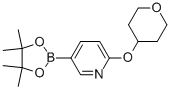 2-(Tetrahydropyran-4-yloxy)pyridine-5-boronic acid, pinacol ester CAS#: 910036-98-5