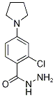 2-chloro-4-(1-pyrrolidinyl)benzenecarbohydrazide CAS#: 952182-75-1