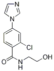 2-chloro-N-(2-hydroxyethyl)-4-(1H-imidazol-1-yl)benzenecarboxamide CAS#: 952183-10-7