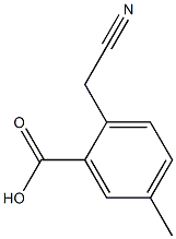 2-(cyanomethyl)-5-methylbenzoic acid CAS#: 99184-74-4