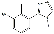 2-methyl-3-(4-methyl-4H-1,2,4-triazol-3-yl)aniline(SALTDATA: FREE) CAS#: 933918-98-0