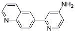 2-(quinolin-6-yl)pyridin-4-amine CAS#: 945375-85-9