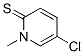2(1H)-Pyridinethione, 5-chloro-1-methyl- CAS#: 917876-86-9