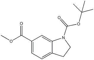 2,3-DIHYDRO-INDOLE-1,6-DICARBOXYLIC ACID 1-TERT-BUTYL ESTER 6-METHYL ESTER CAS#: 928771-49-7