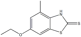 2(3H)-Benzothiazolethione,6-ethoxy-4-methyl-(9CI) CAS#: 99161-68-9