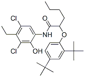 2,4-Dichlor-3-ethyl-6-(2,4-di-tert.-butylphenoxi)-hexanoylamino)-phenol CAS#: 99141-89-6